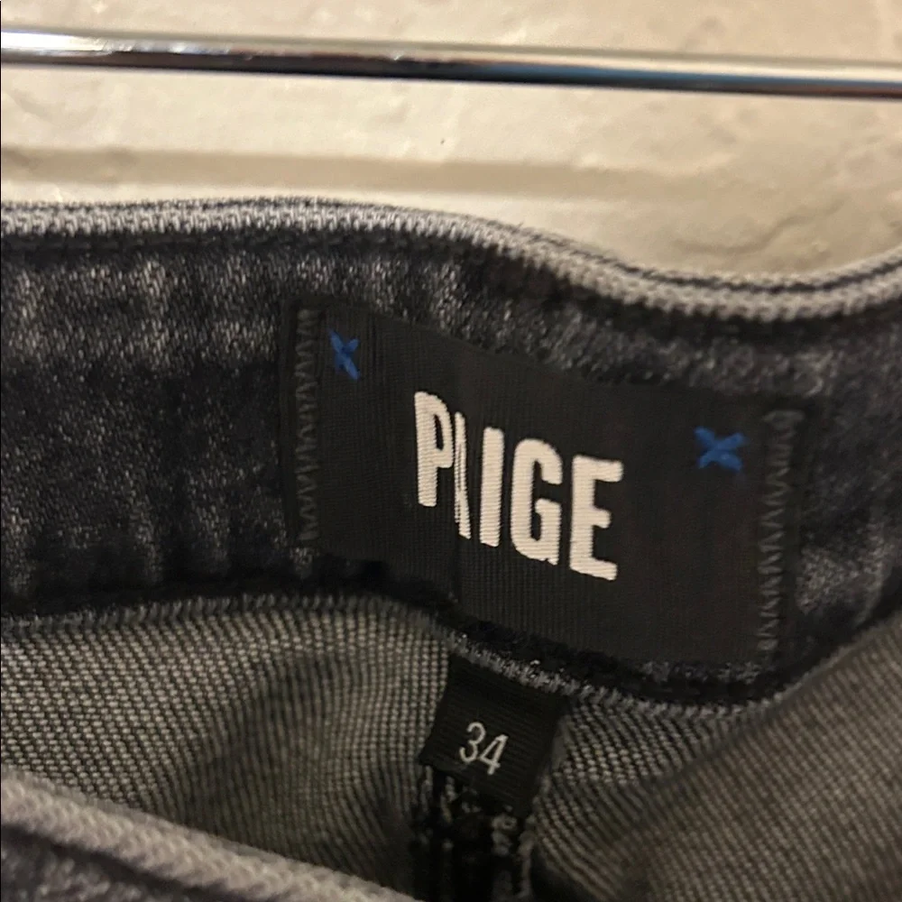 🐣PAIGE amour ankle Jolene pockets ash black size 34 NWT - Picture 7 of 12